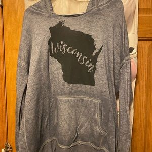 Wisconsin hoodie from Maurice’s size Xl.